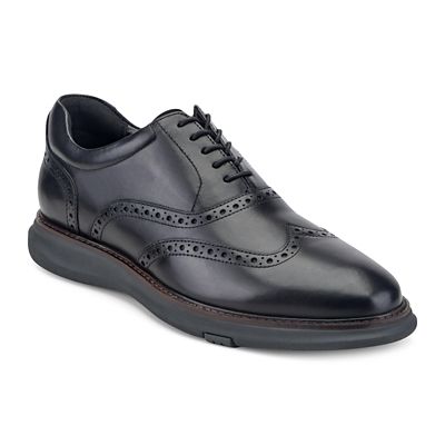 Kenneth Cole New York Men's Lendal Wingtip Oxford, Black, 7.5M