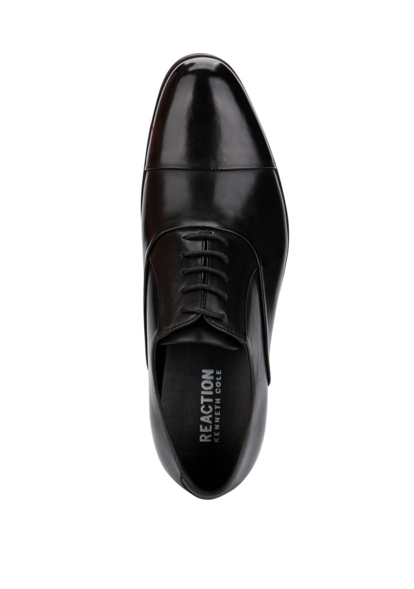 Design Cap Toe Lace Up Dress Shoes