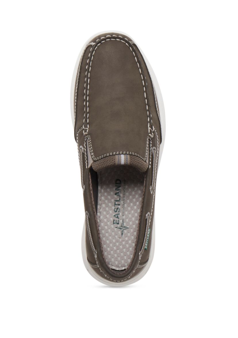 Eastland Men\'s 10 Brentwood Slip On Boat Shoes Light Grey Vegan NWT Eastland® Brentwood Boat Shoes | Belk main image 2
