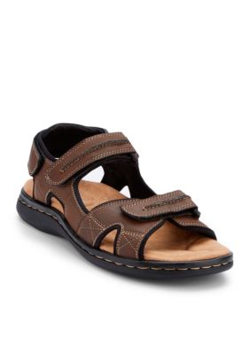 Men's dress sandals wide hot sale width