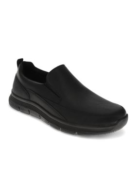 Dockers Men's Slater Slip Resistant Loafers, Black, 8.5M
