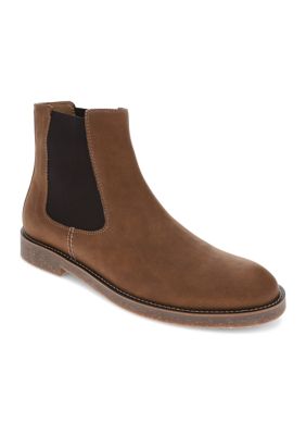 Men Handmade Brown Suede Ring style Boots with zip closure, Formal Ankle  Boots