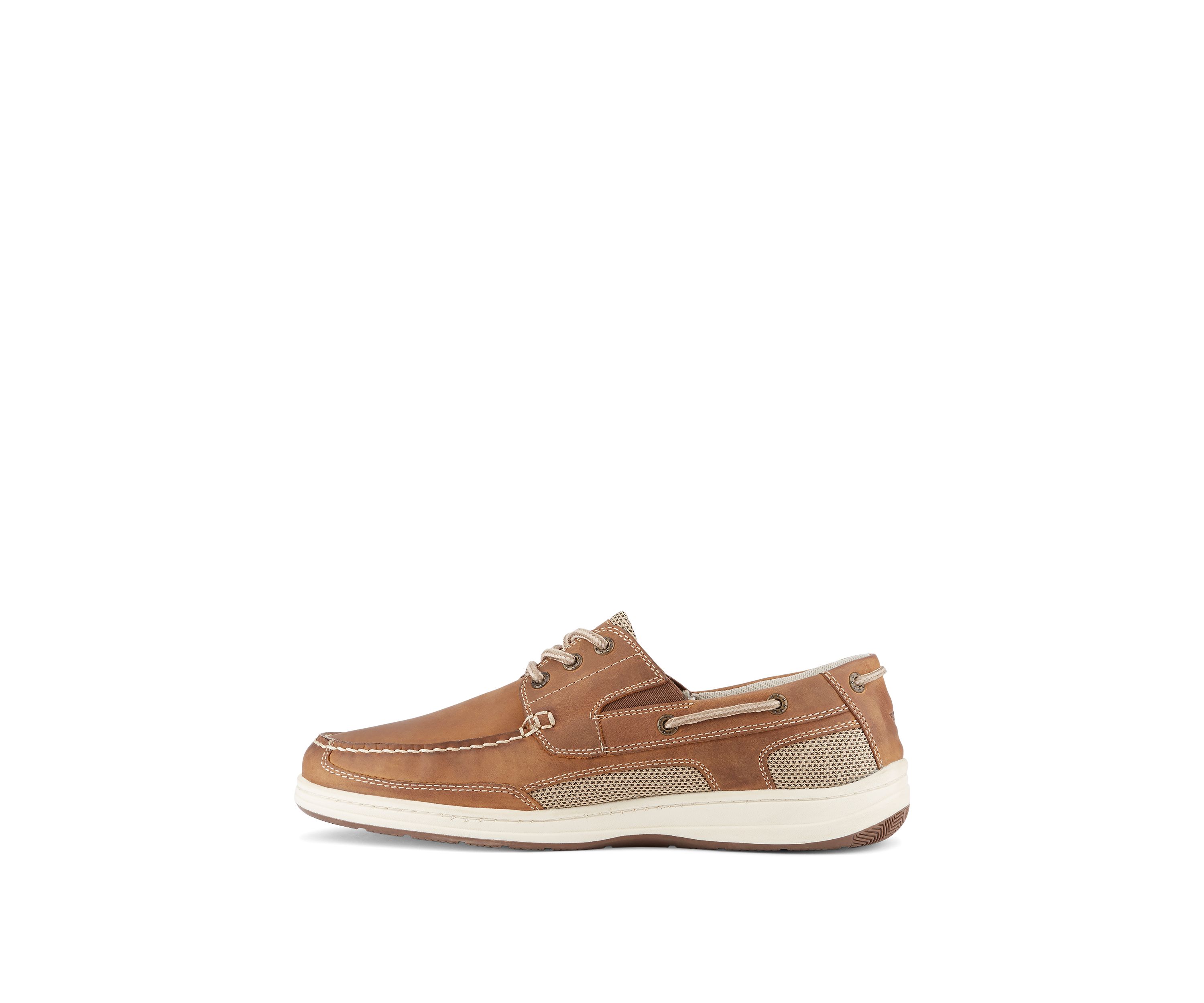 Mens Beacon Leather Casual Classic Boat Shoe with Stain Defender