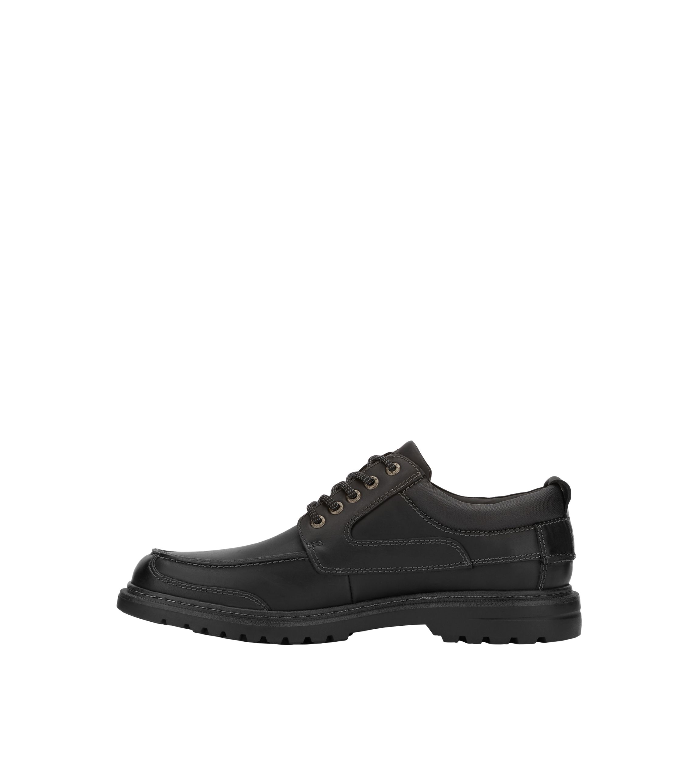 Mens Overton Leather Rugged Casual Oxford Shoe with Stain Defender - Wide Widths Available