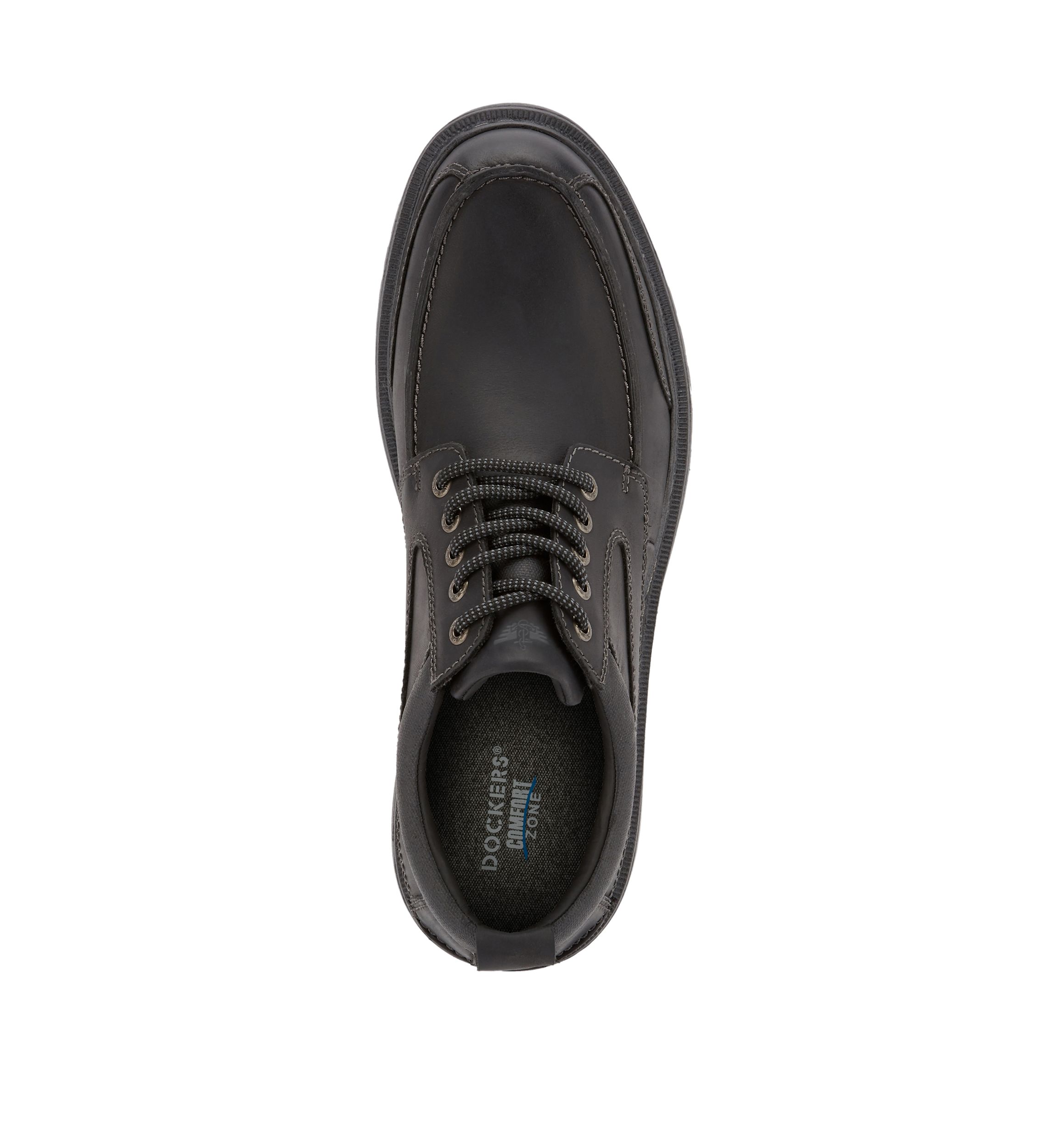 Mens Overton Leather Rugged Casual Oxford Shoe with Stain Defender - Wide Widths Available