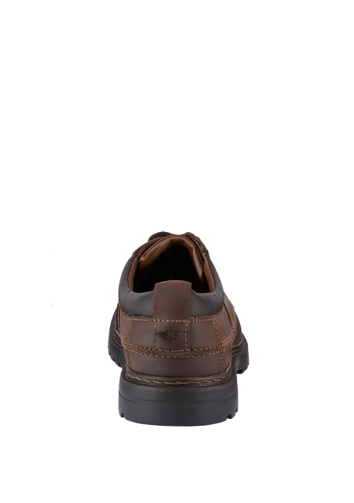 Mens Overton Leather Rugged Casual Oxford Shoe with Stain Defender - Wide Widths Available