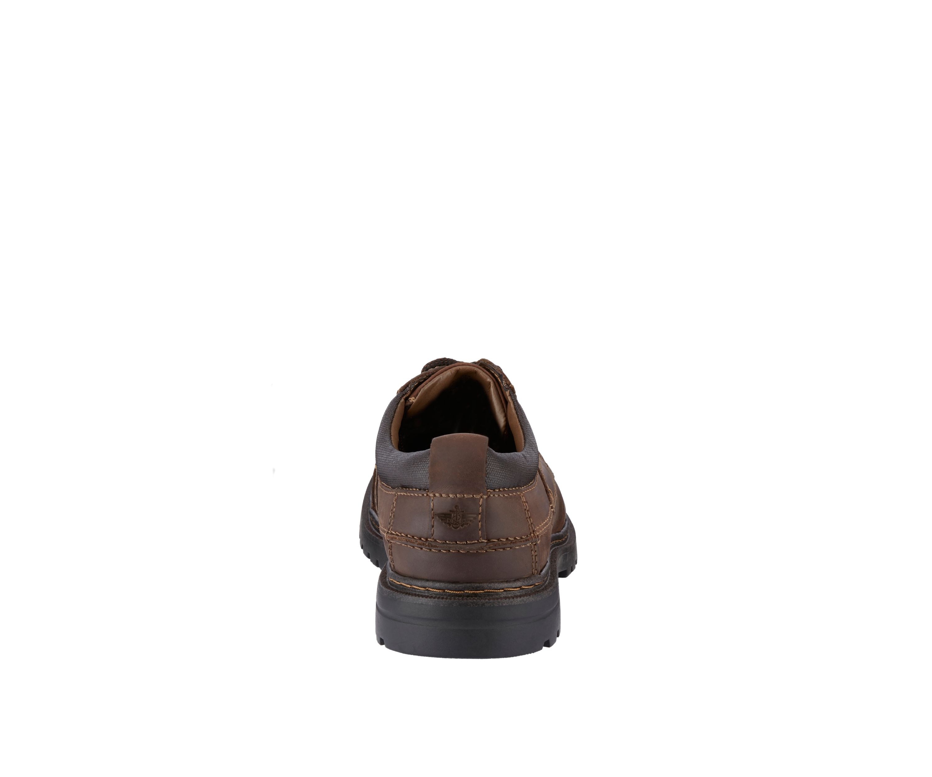 Mens Overton Leather Rugged Casual Oxford Shoe with Stain Defender - Wide Widths Available