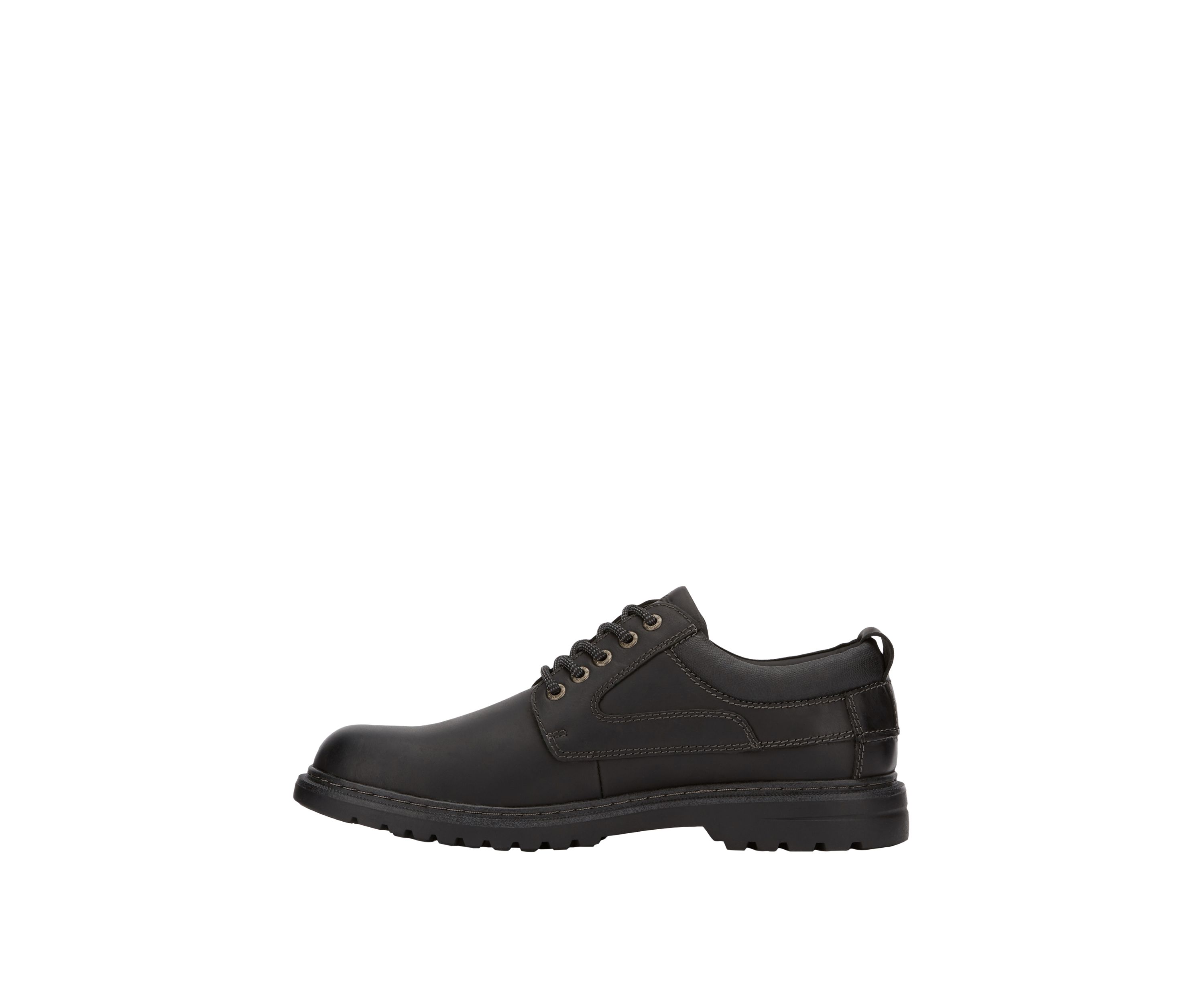 Mens Warden Leather Rugged Casual Oxford Shoe with Stain Defender