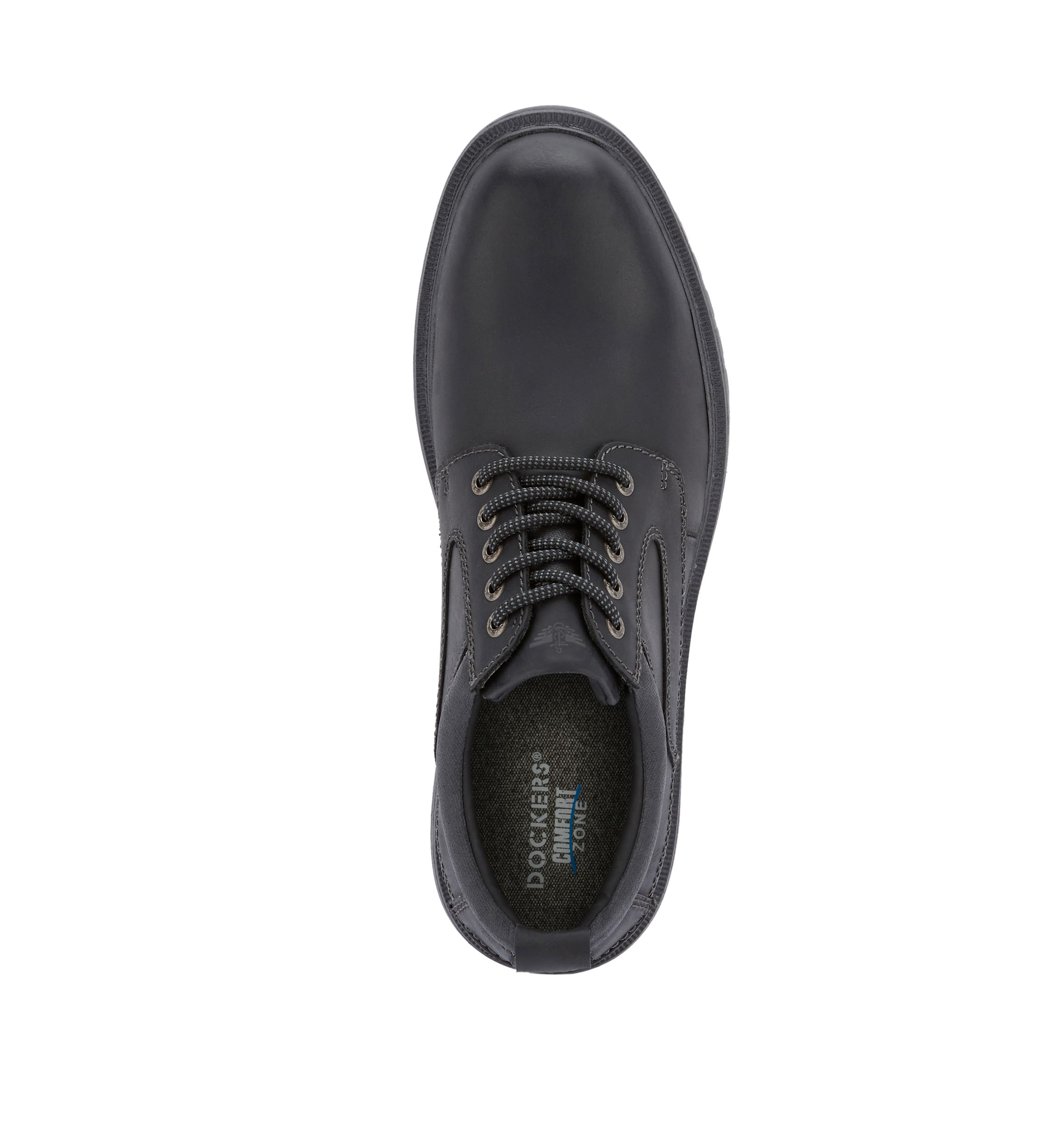 Mens Warden Leather Rugged Casual Oxford Shoe with Stain Defender