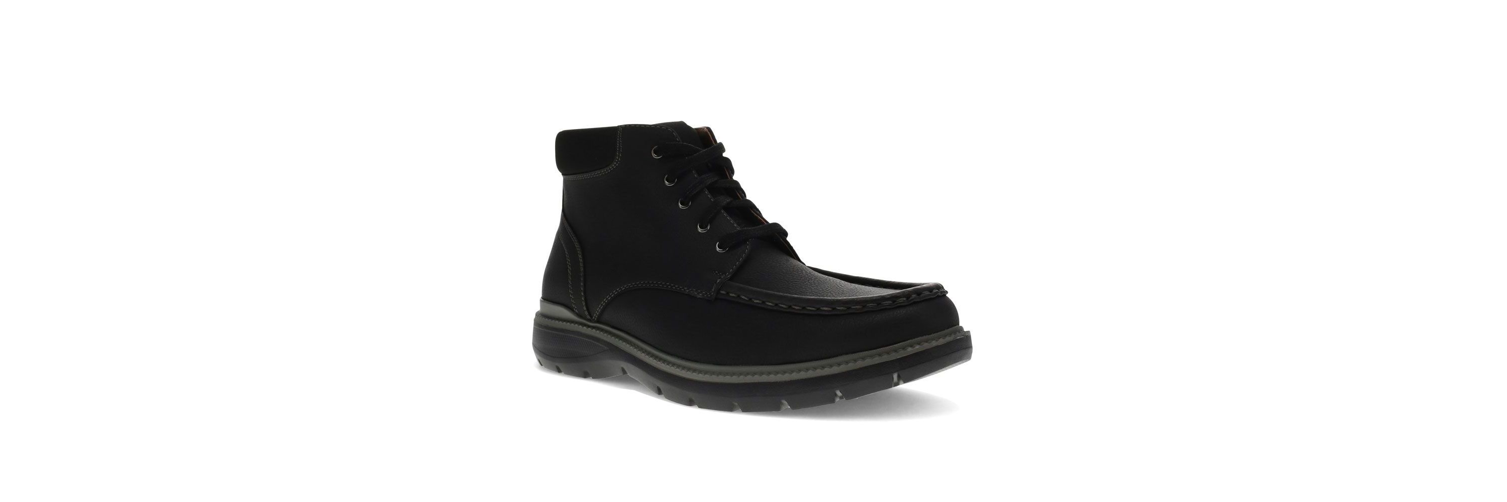 DOCKERS Rowan Stivaletto Uomo - Pelle Sintetica Marrone Scuro - Taglia 42 EU - Suola Leggera EVA