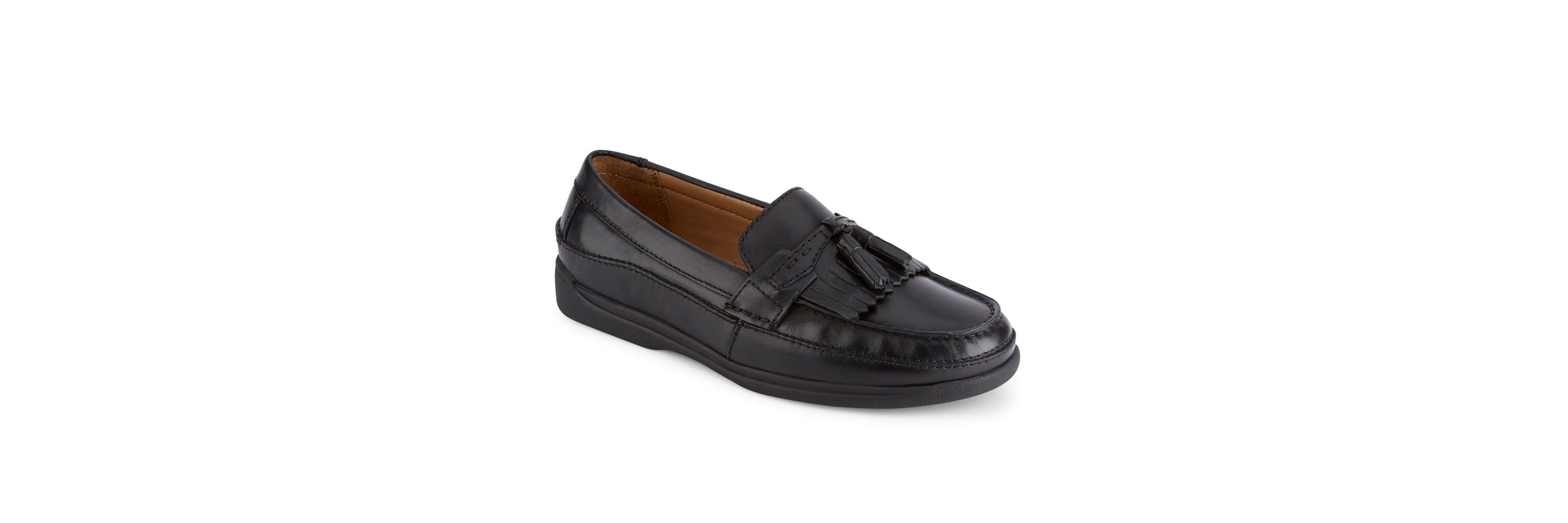 Mens Sinclair Leather Dress Casual Tassel Loafer Shoe