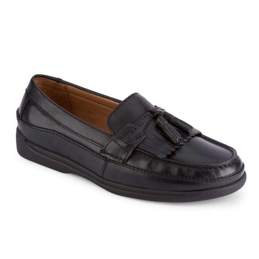 Mens Sinclair Leather Dress Casual Tassel Loafer Shoe
