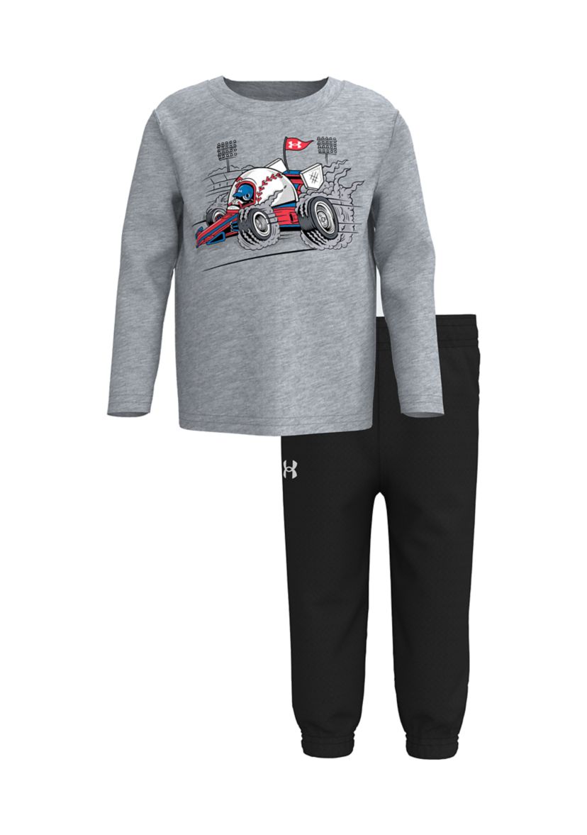 Toddler Boys Baseball Race Car Set