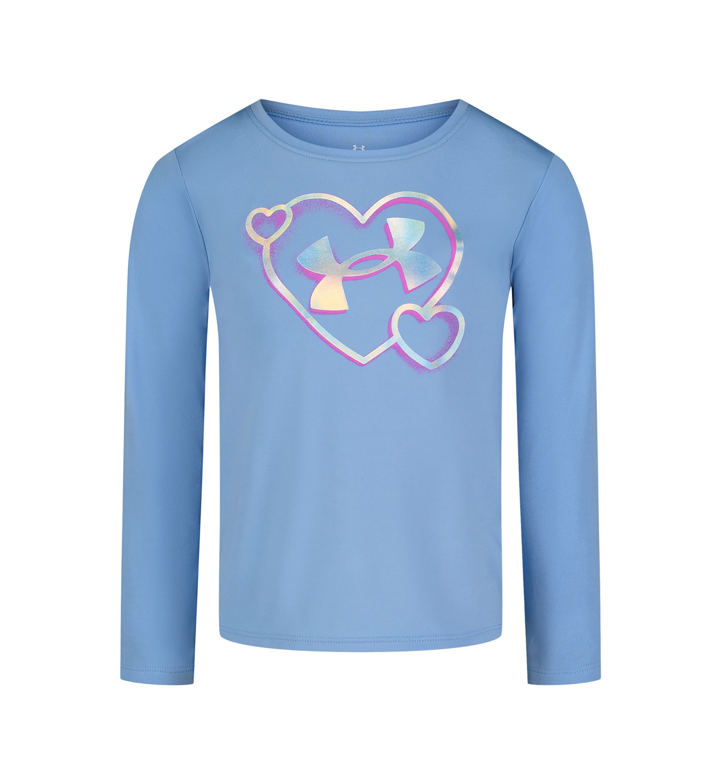 Toddler Girls Foil Heart Graphic T-Shirt