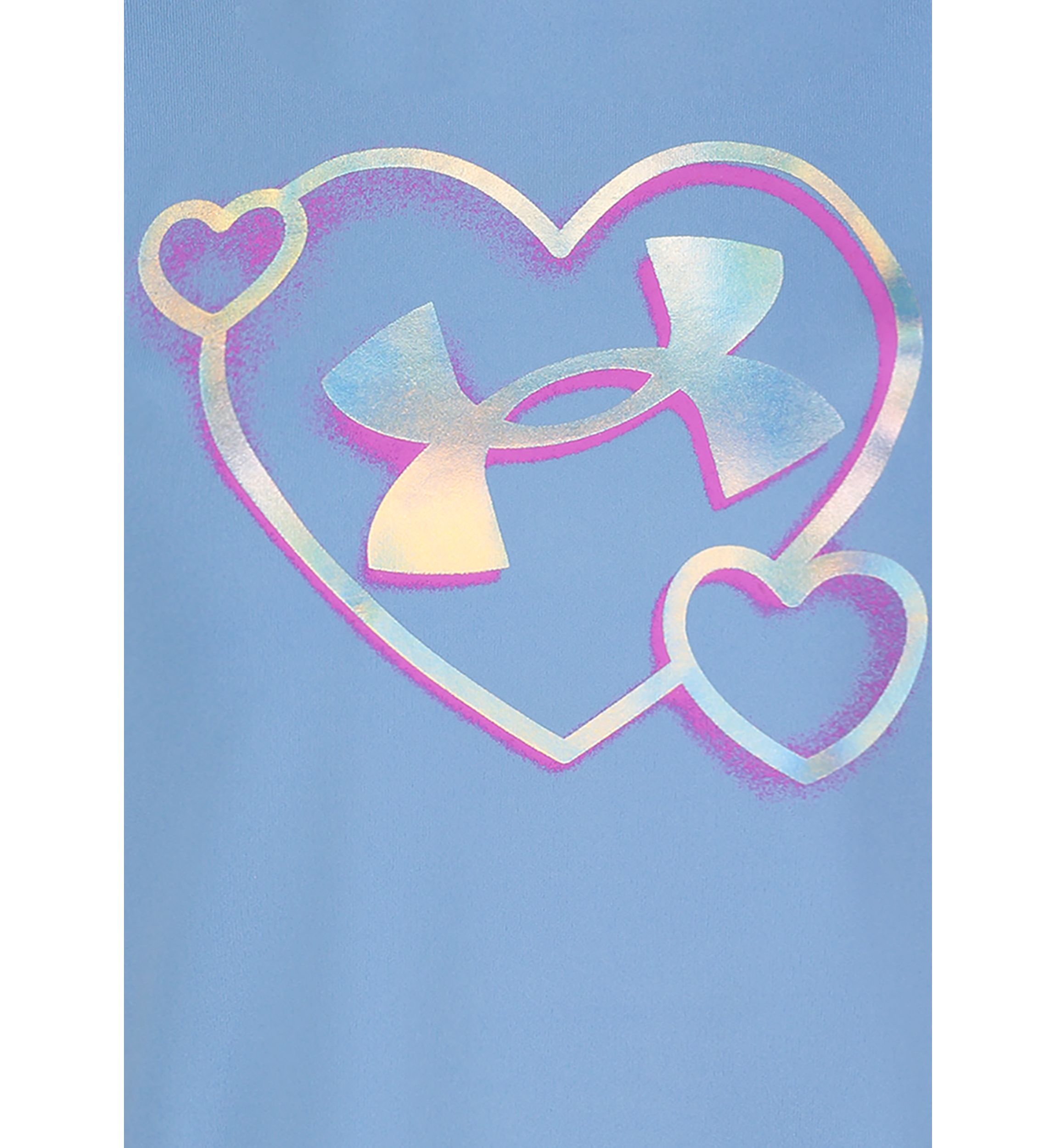 Toddler Girls Foil Heart Graphic T-Shirt