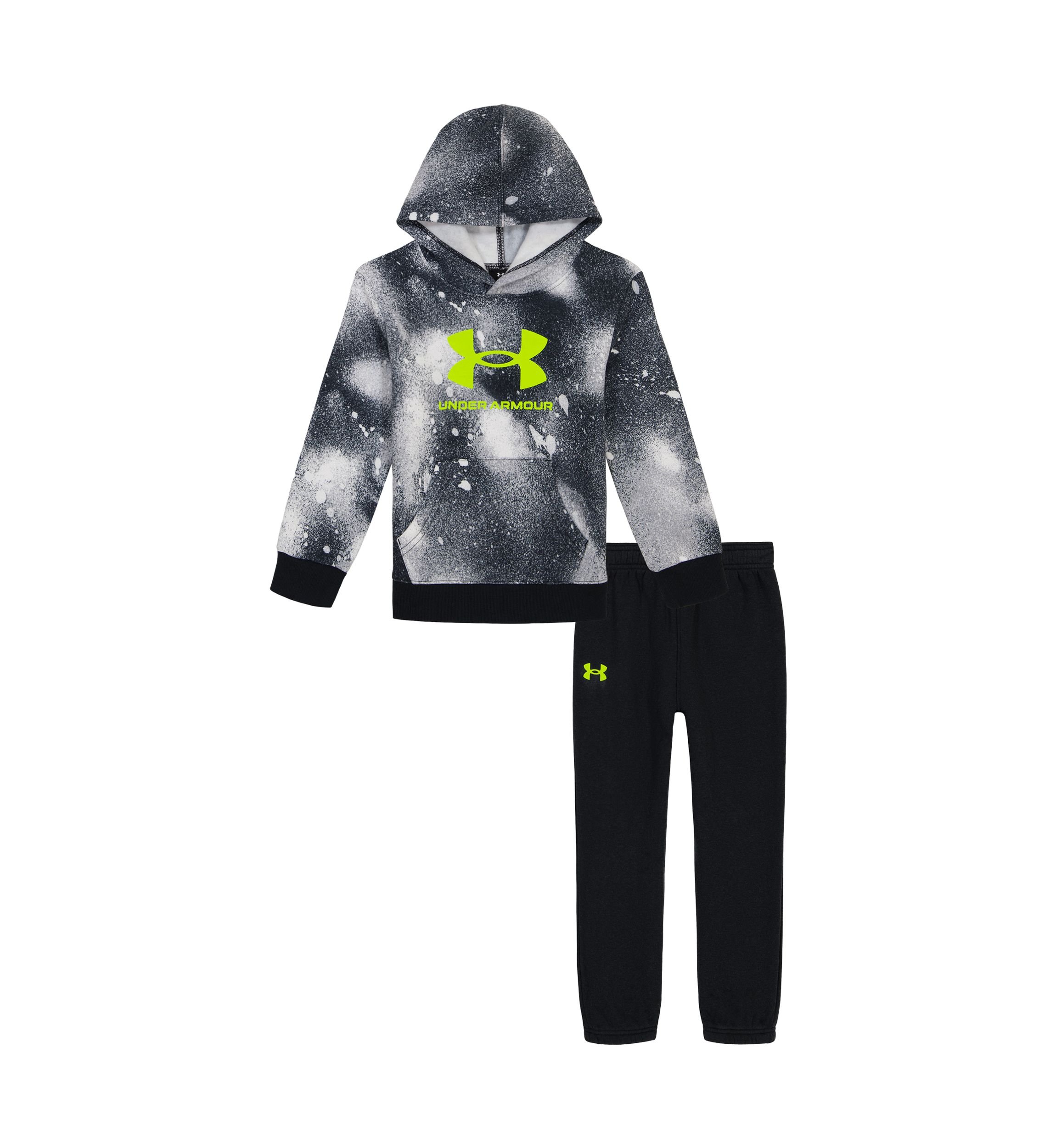 Baby Boys Rival Wash Faded Logo Graphic Hoodie and Pants Set