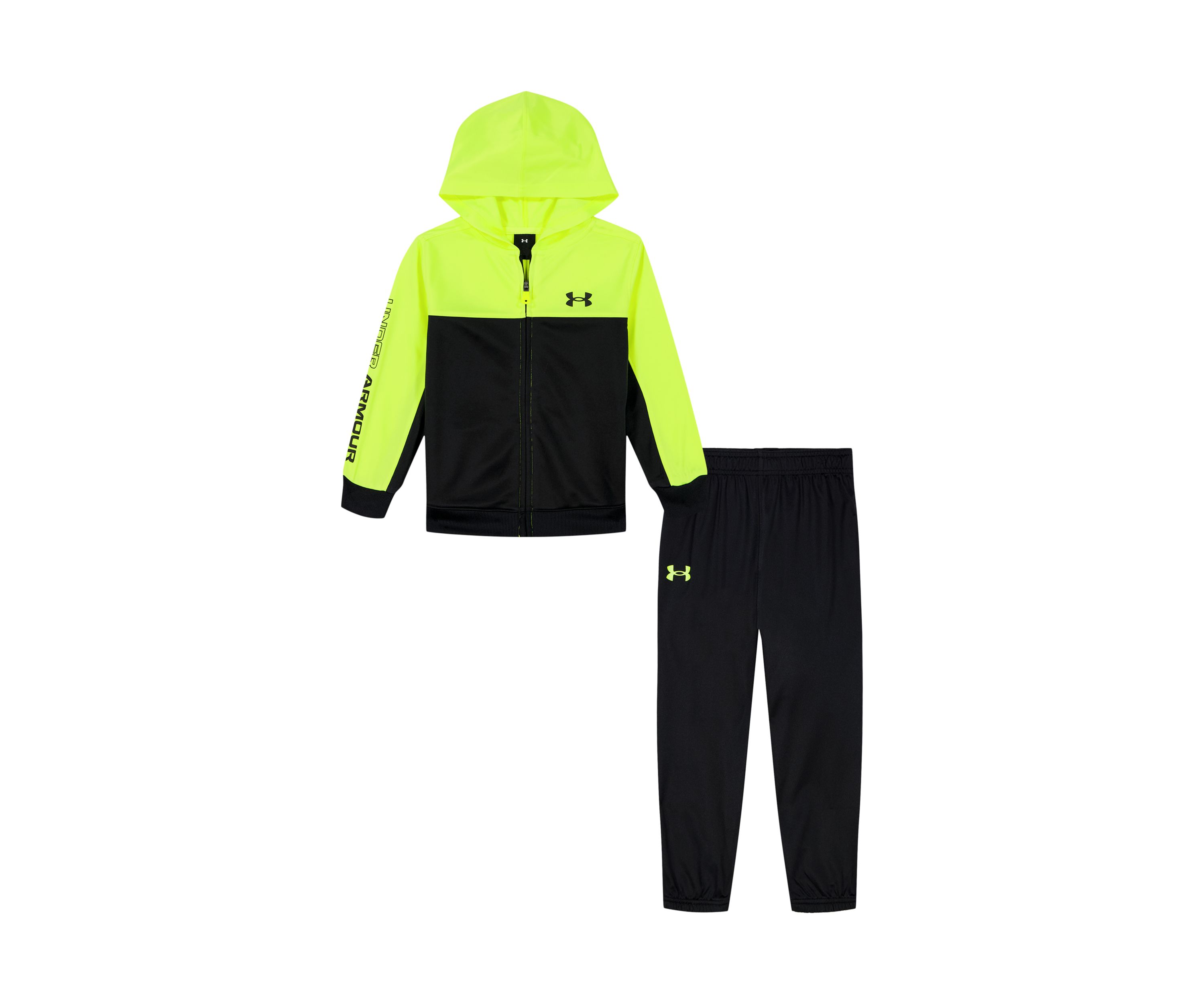 Toddler Boys Color Blocked Full Zip Hoodie and Joggers Set