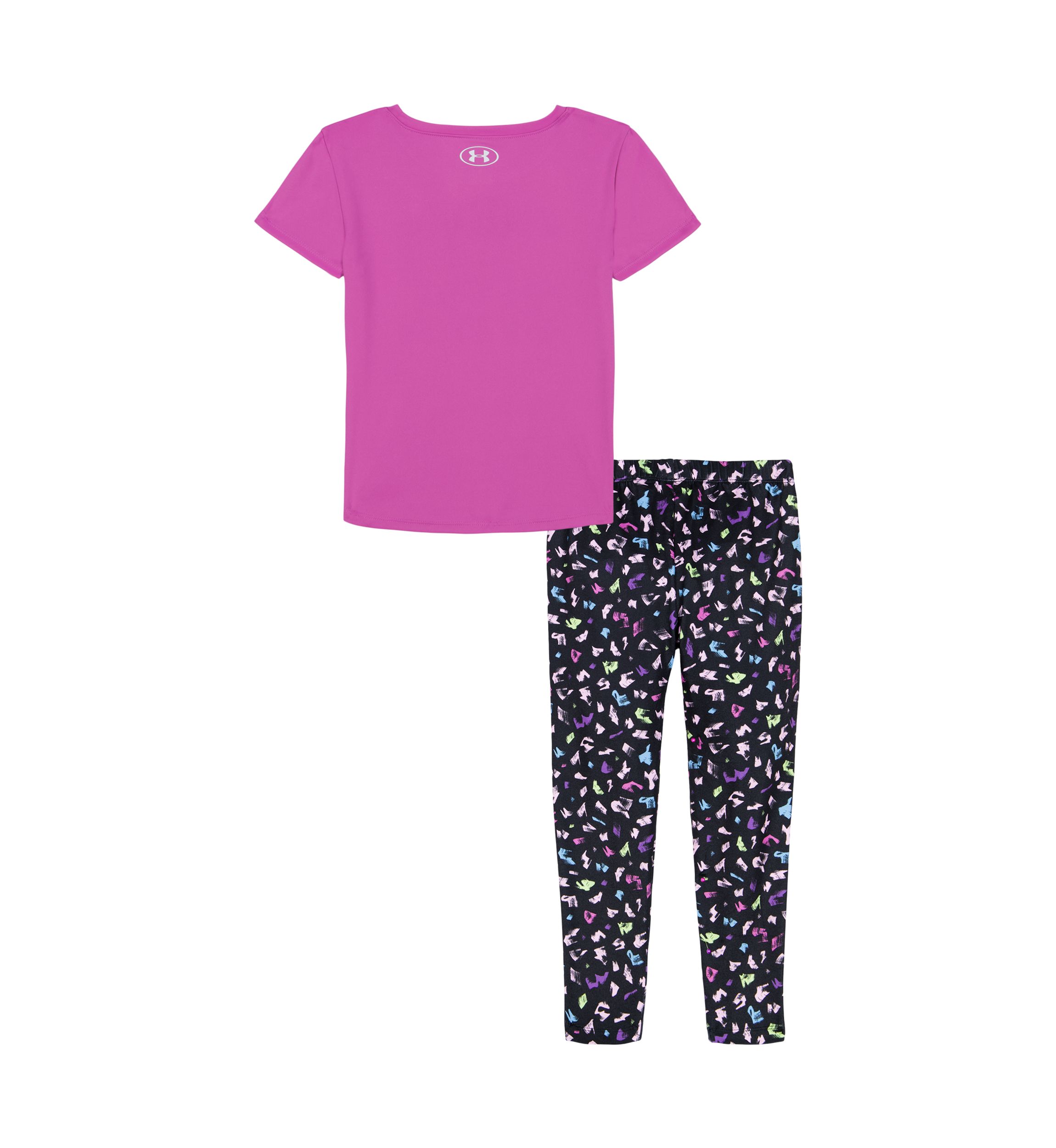 Baby Girls Graphic T-Shirt and Printed Leggings Set