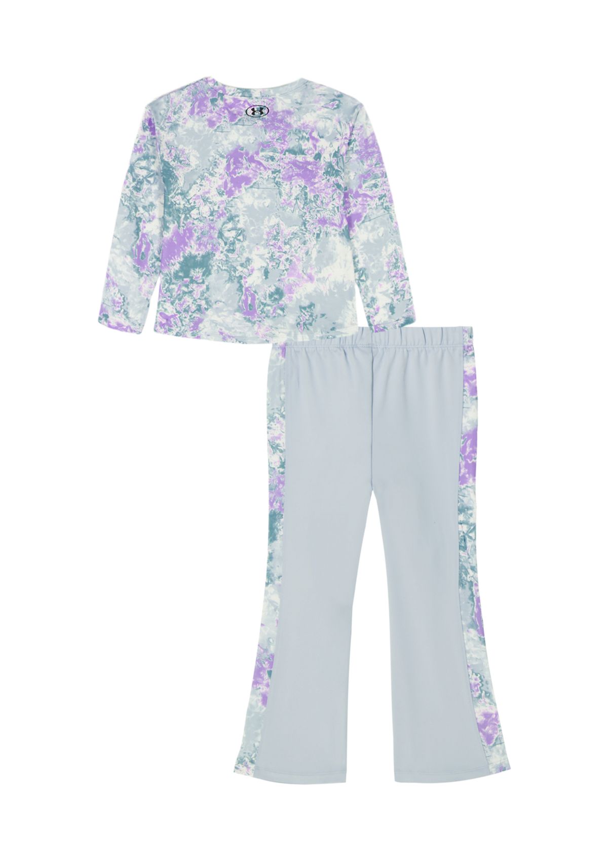 Toddler Girls Floral Printed Top and Flare Pants Set