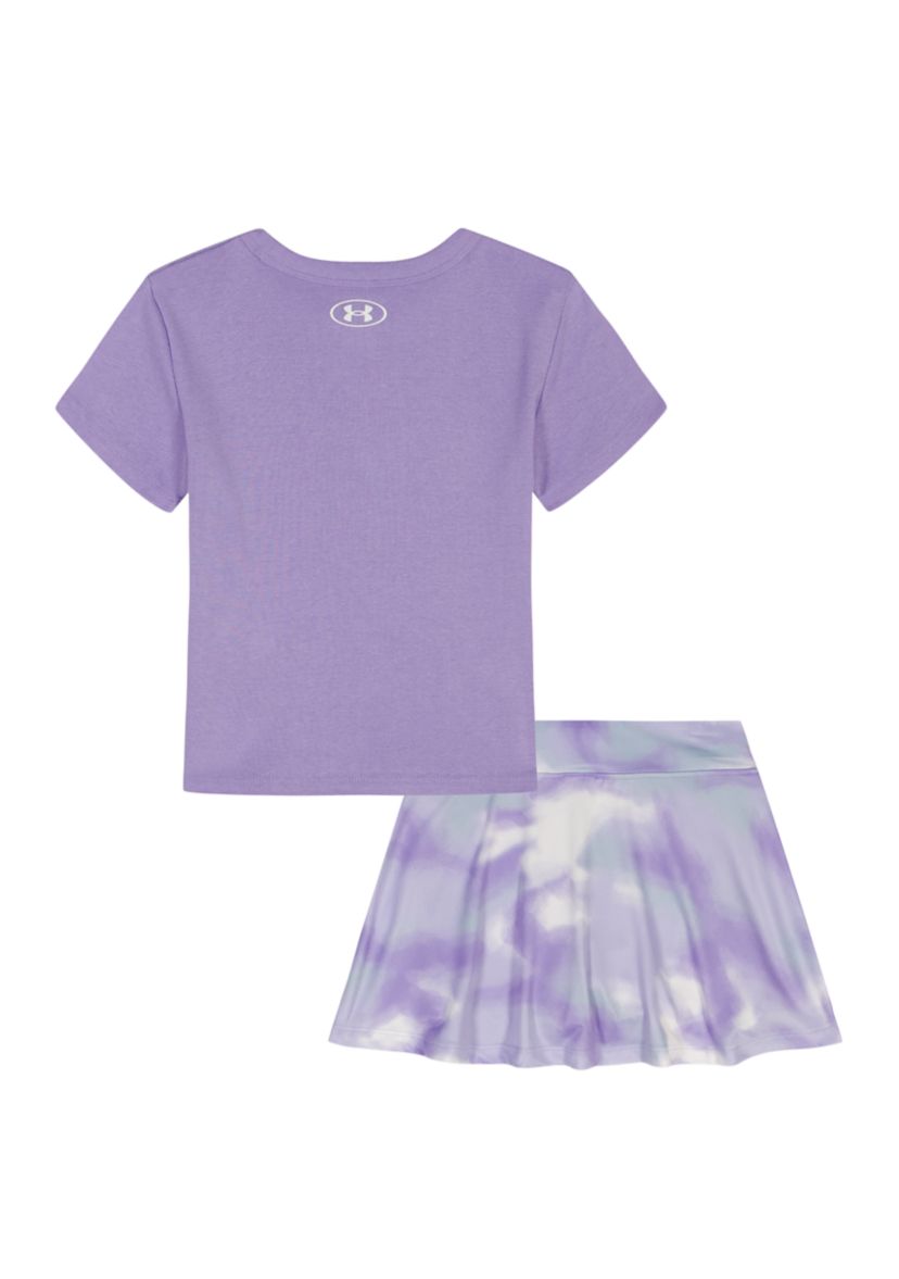 Baby Girls Printed Skort Set