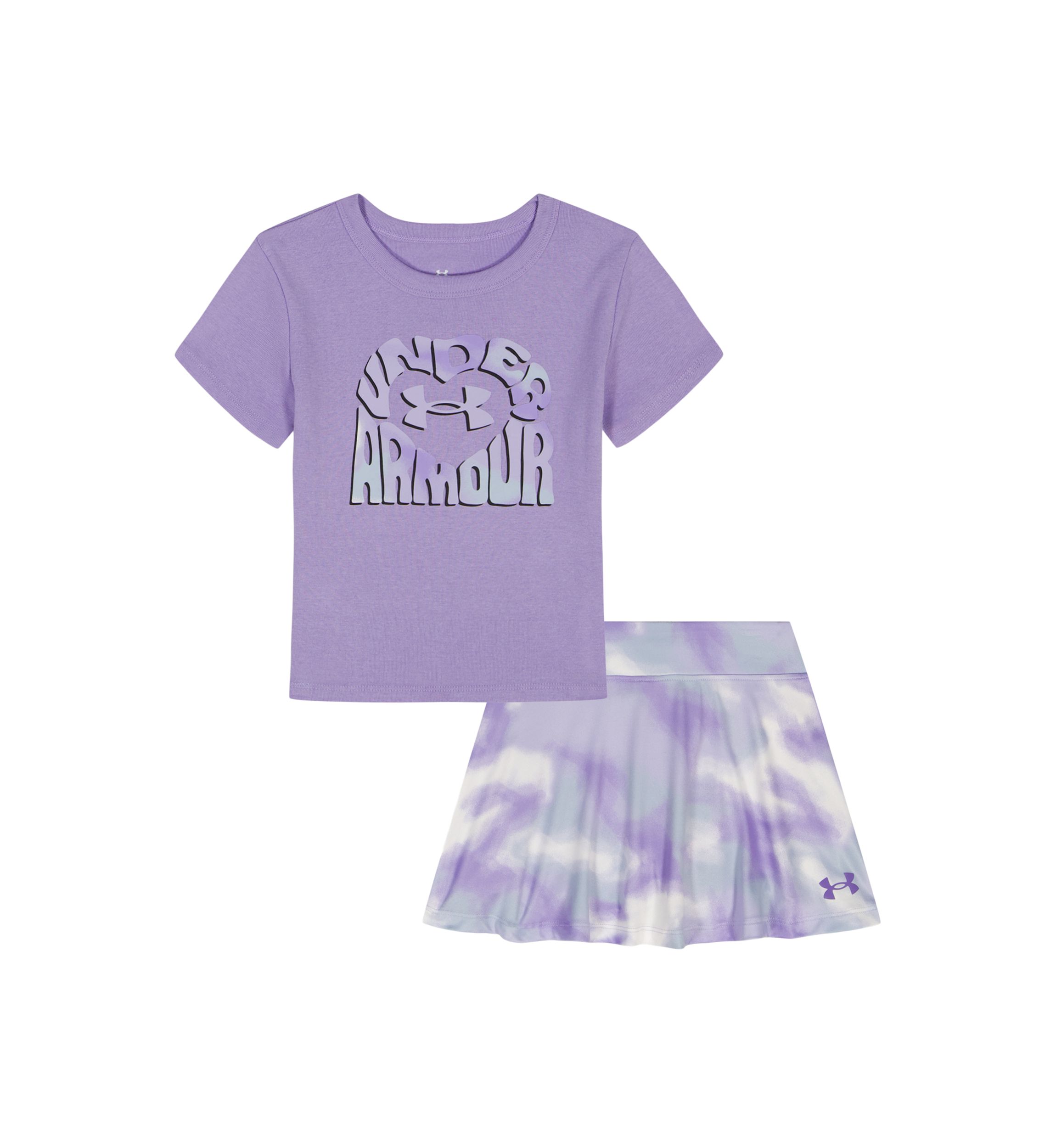 Toddler Girls Printed Skort Set