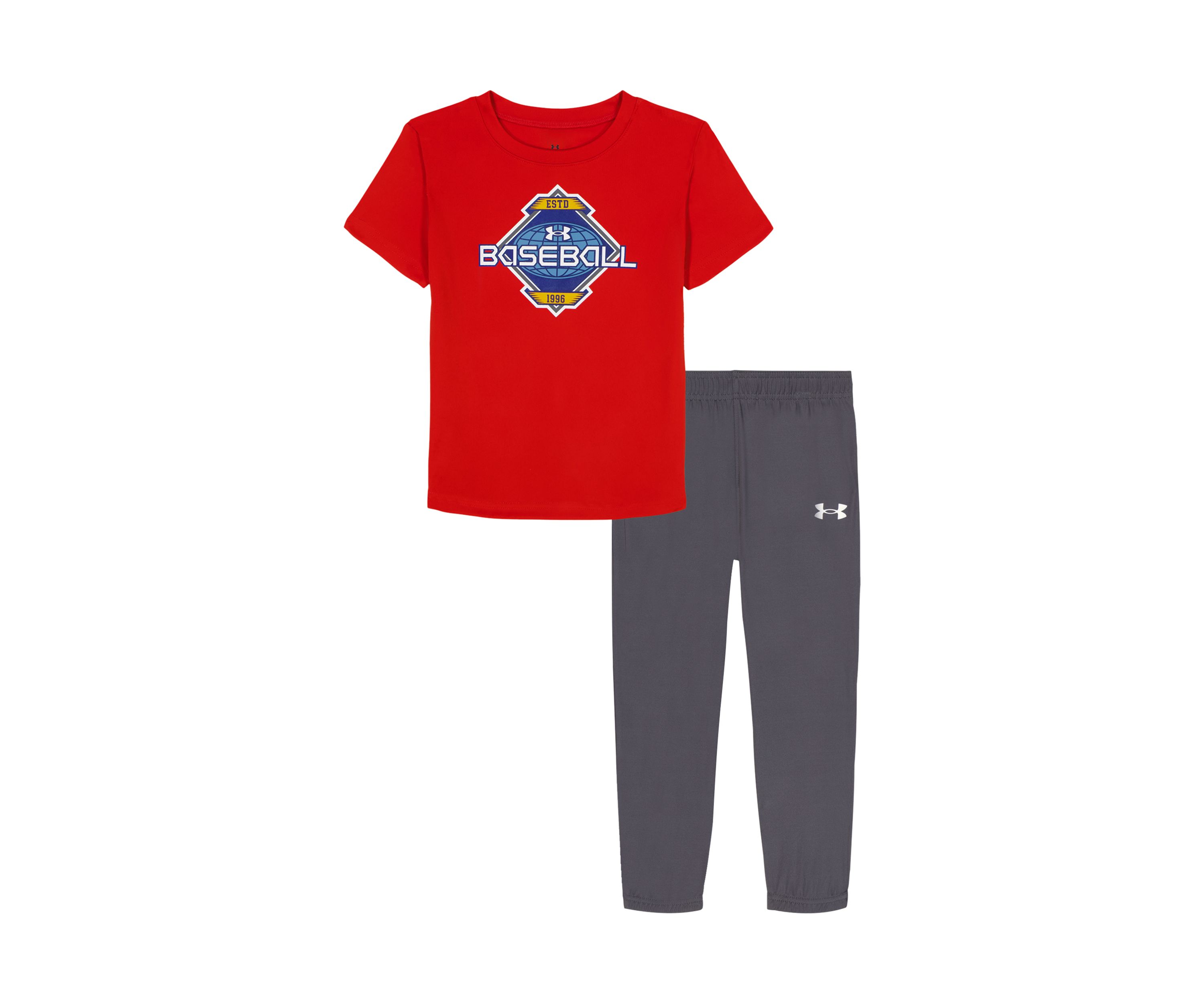 Baby Boys UA Tech Short Sleeve Graphic T-Shirt and Jogger Pants Set