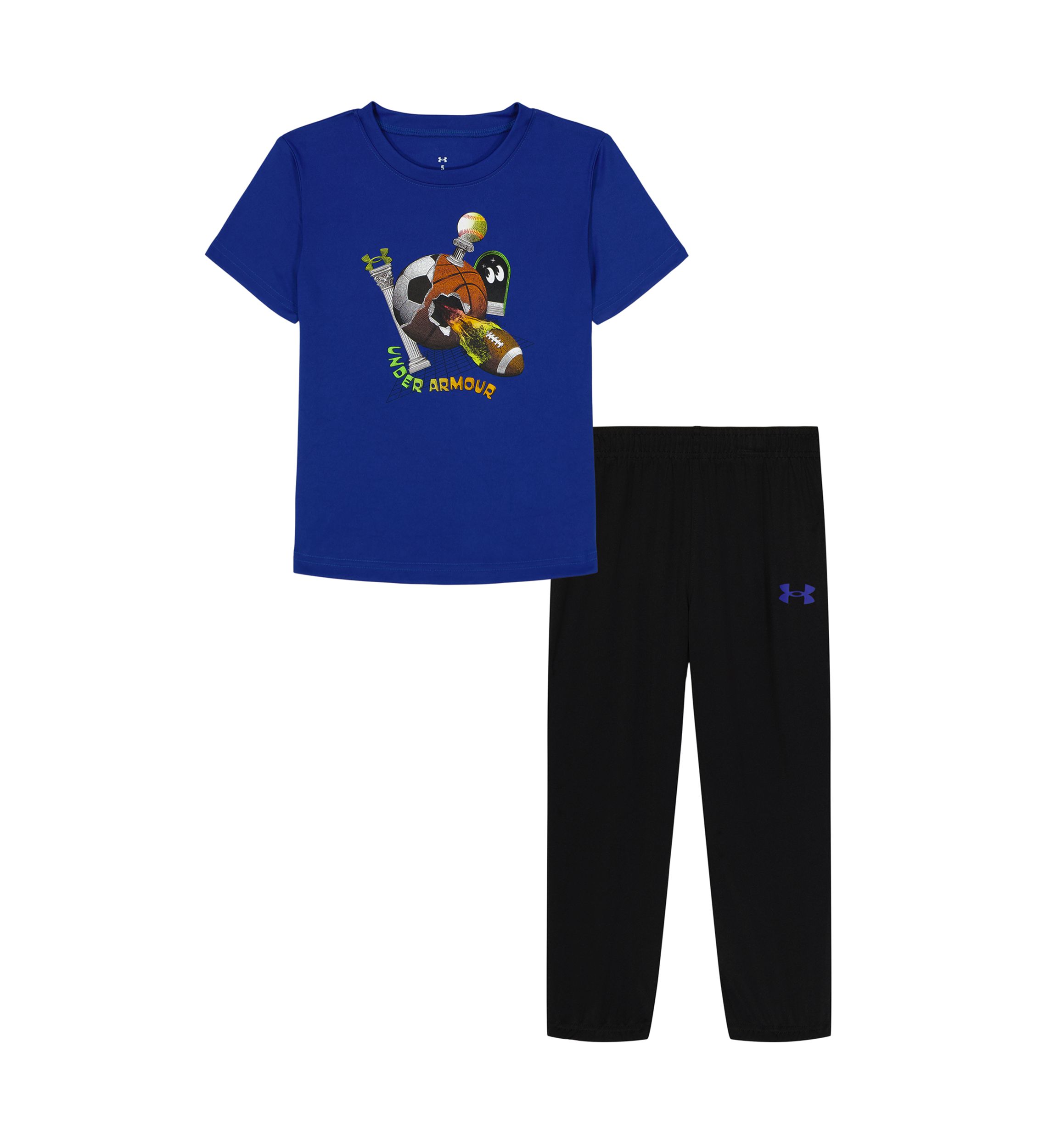 Baby Boys UA Tech Short Sleeve Jogger Set