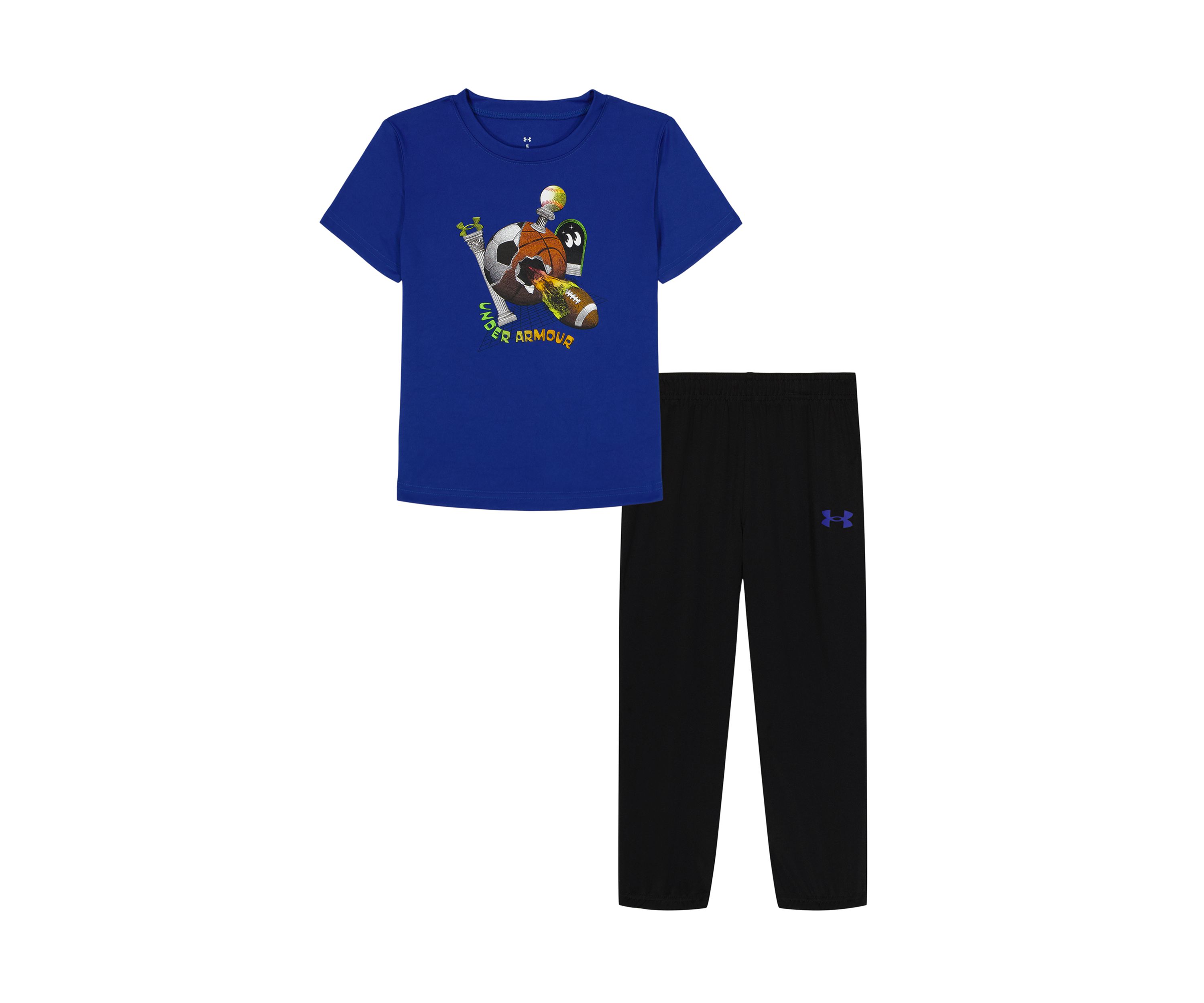Baby Boys UA Tech Short Sleeve Jogger Set