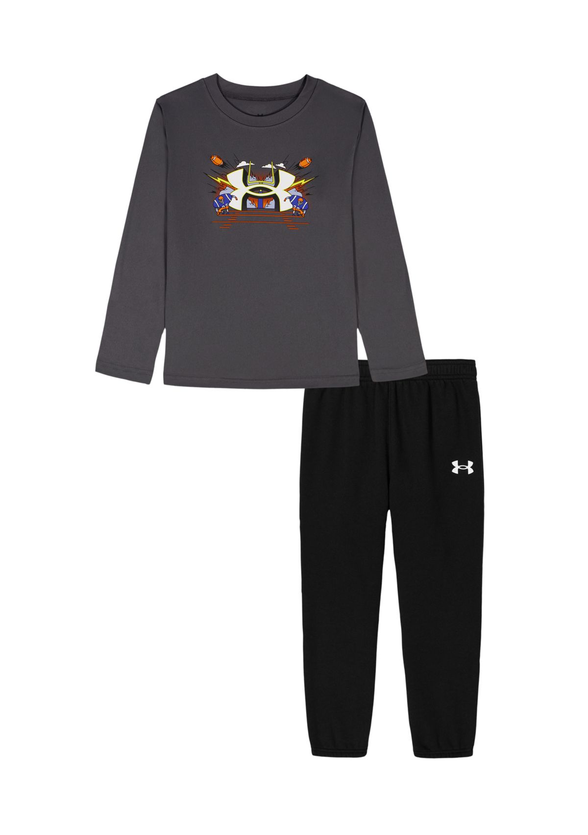  Baby Boys Football Logo Graphic Set