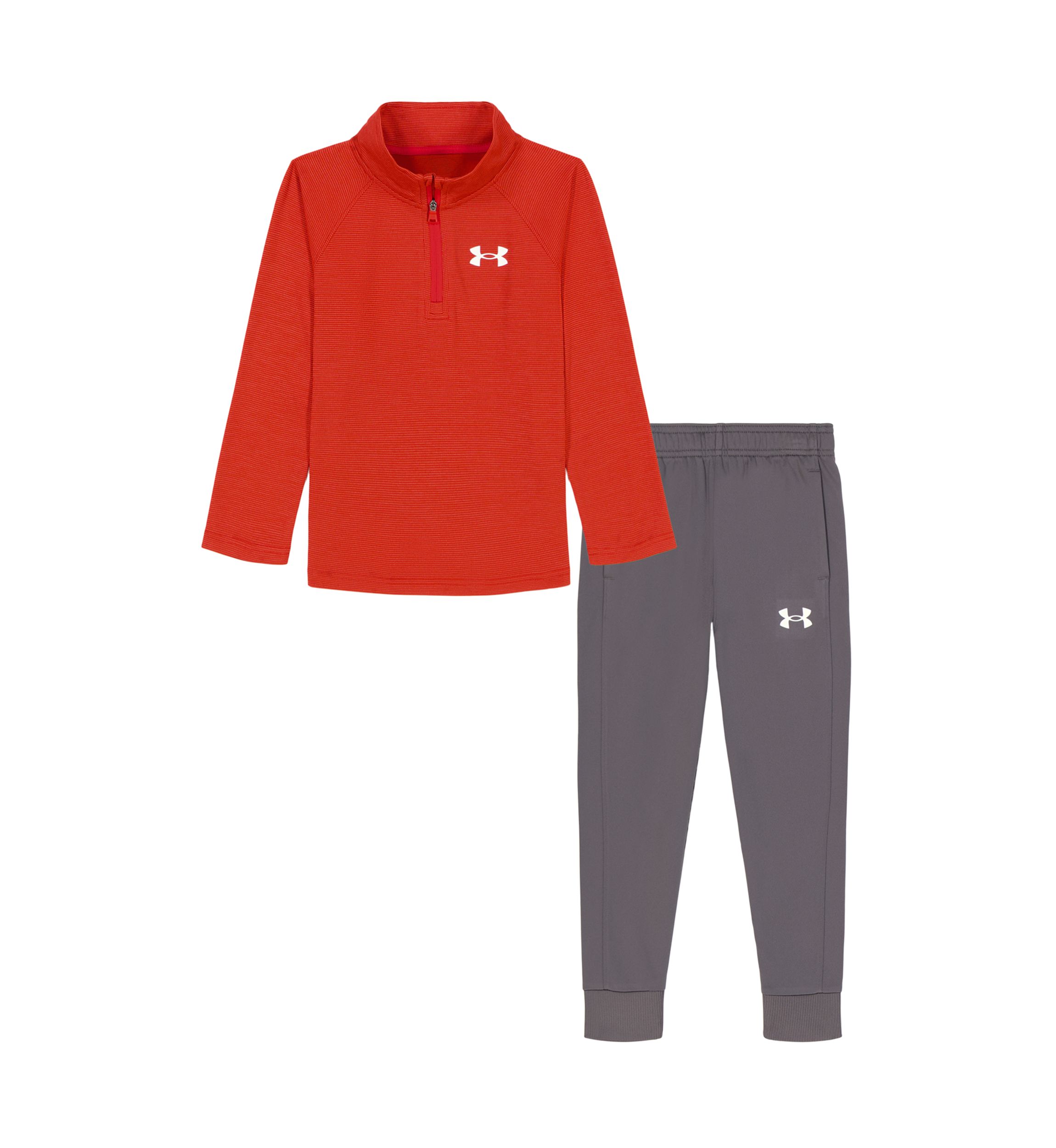 Toddler Boys 1/4 Zip Pullover and Pants Set