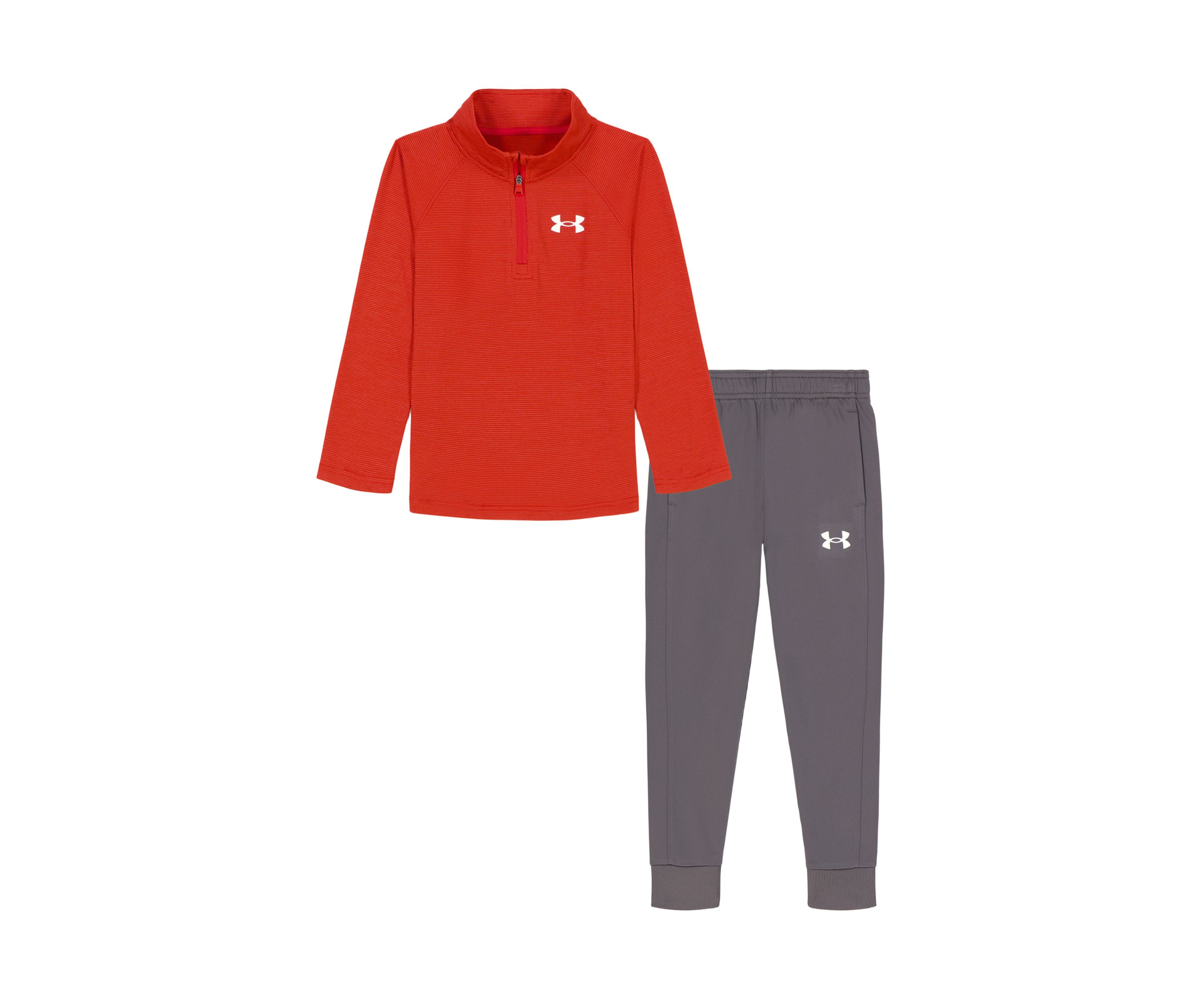 Toddler Boys 1/4 Zip Pullover and Pants Set