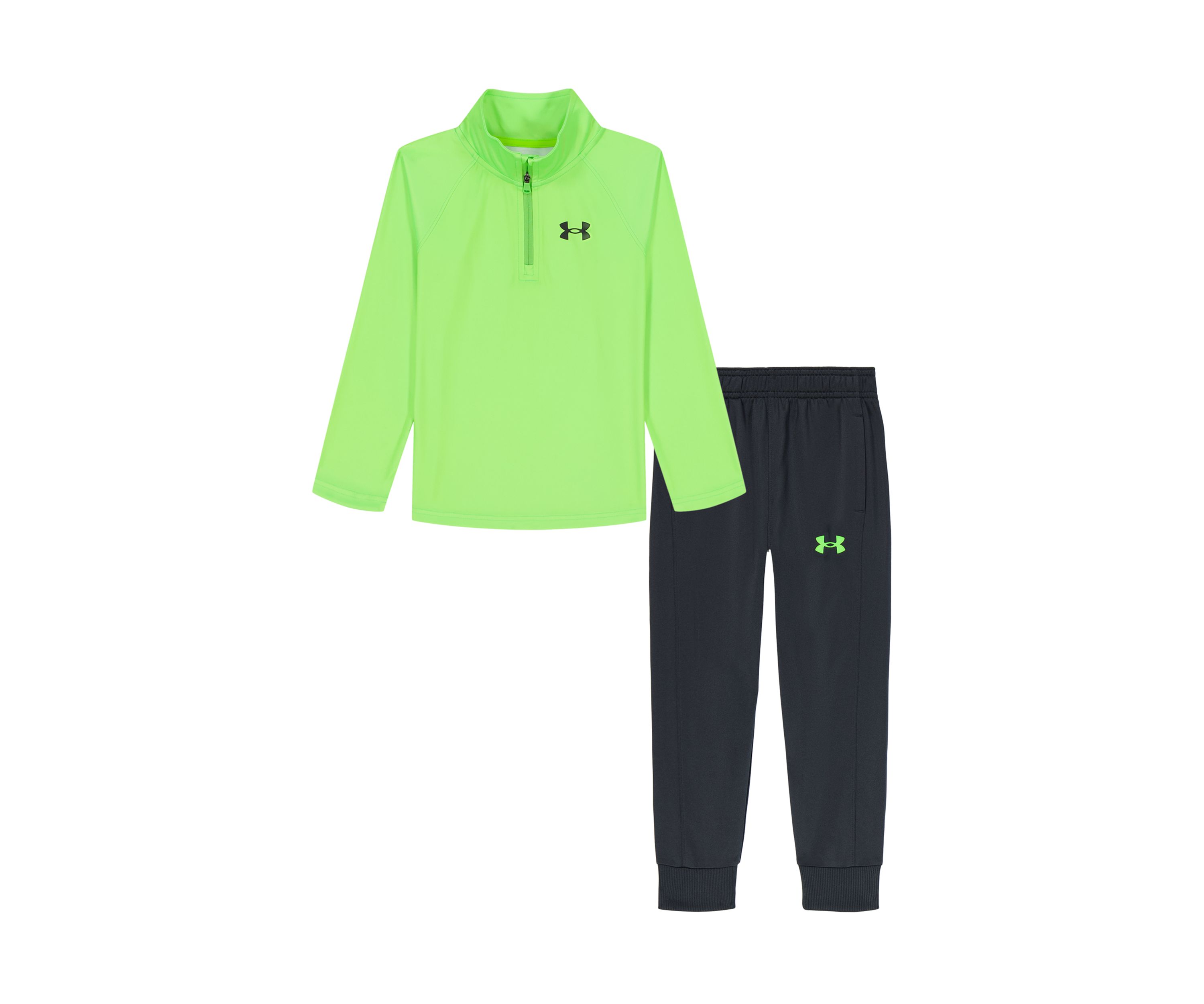 Toddler Boys 1/4 Zip Pullover and Pants Set
