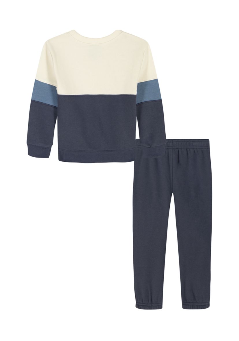 Baby Boys Color Block Hoodie Set 