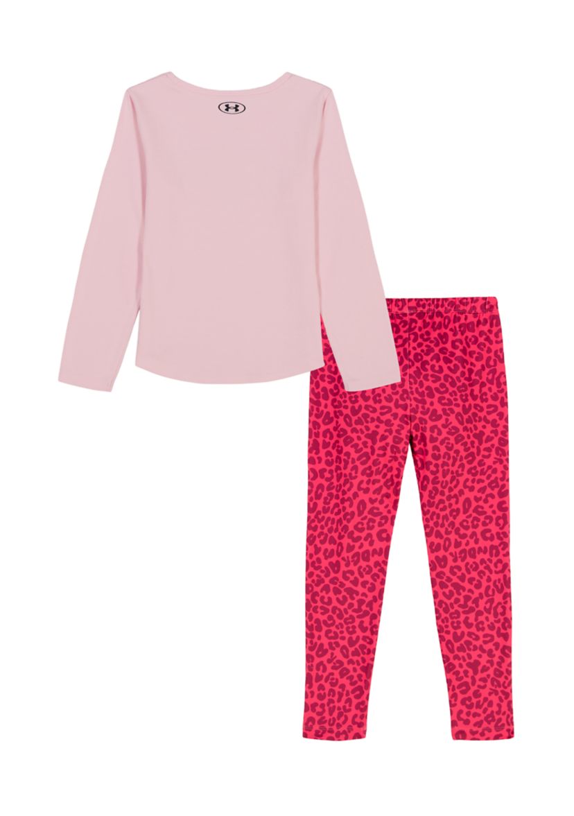 Toddler Girls Long Sleeve Printed Leggings Set