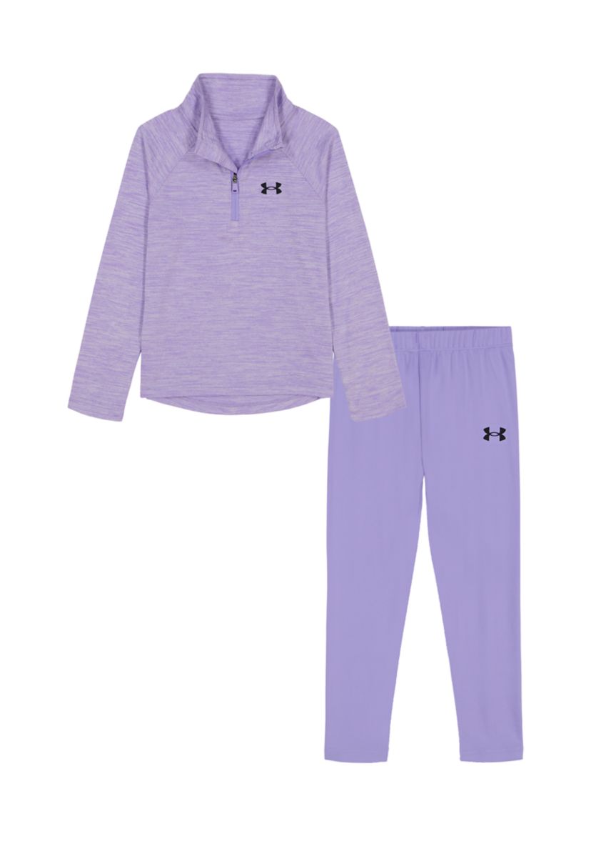Toddler Girls 1/4 Zip Legging Set 