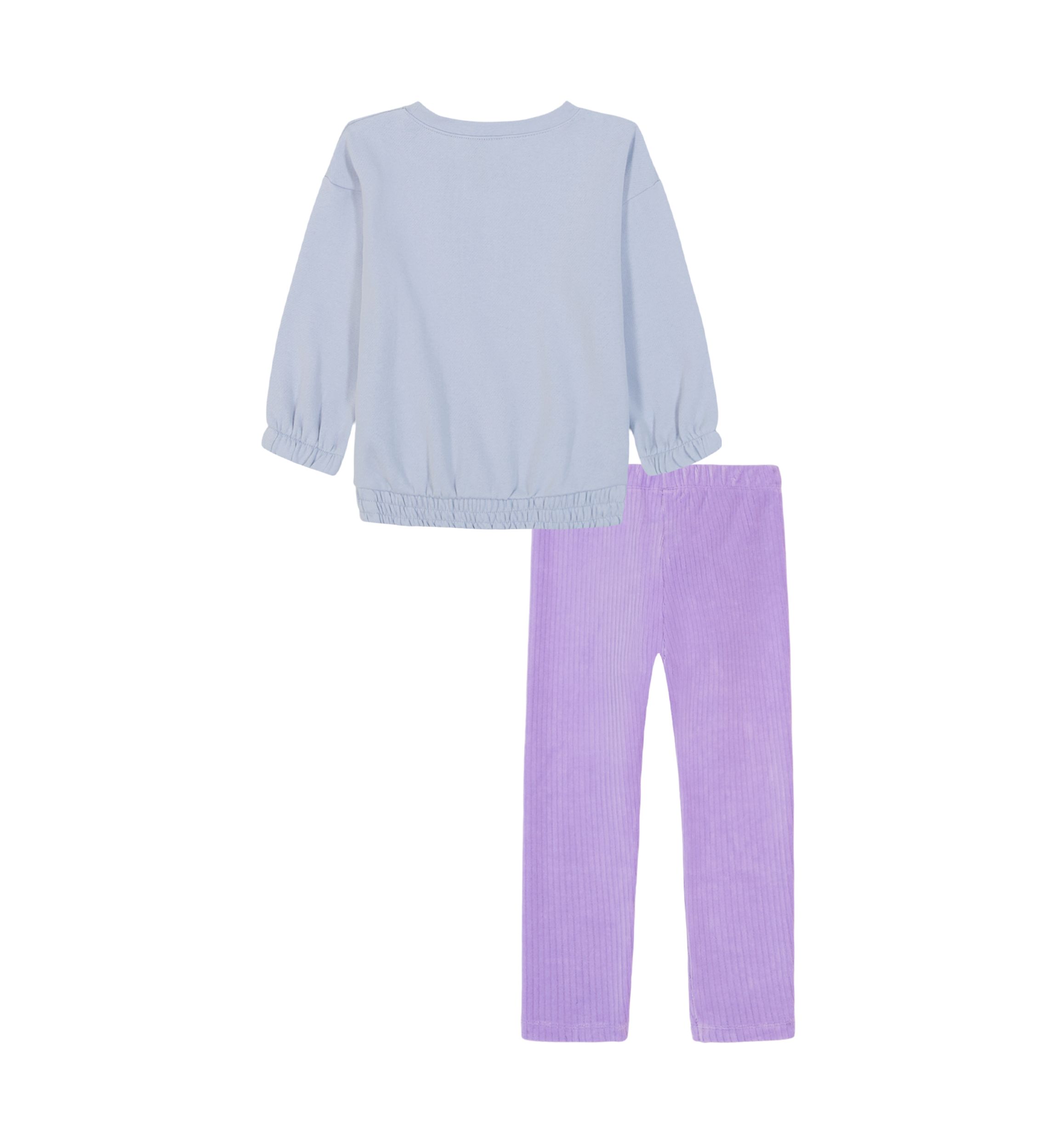 Baby Girls Ribbed Velour Set 