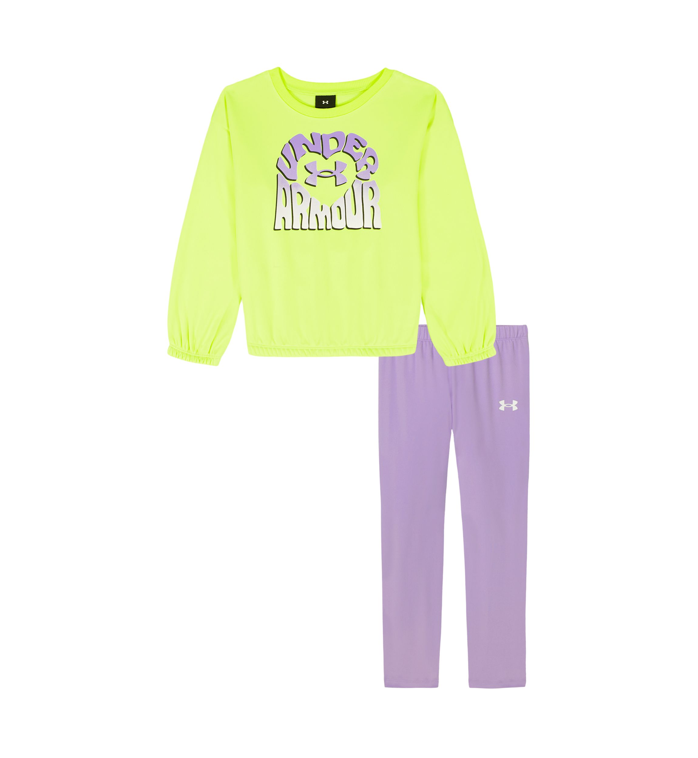 Baby Girls Graphic Crew Neck and Legging Set