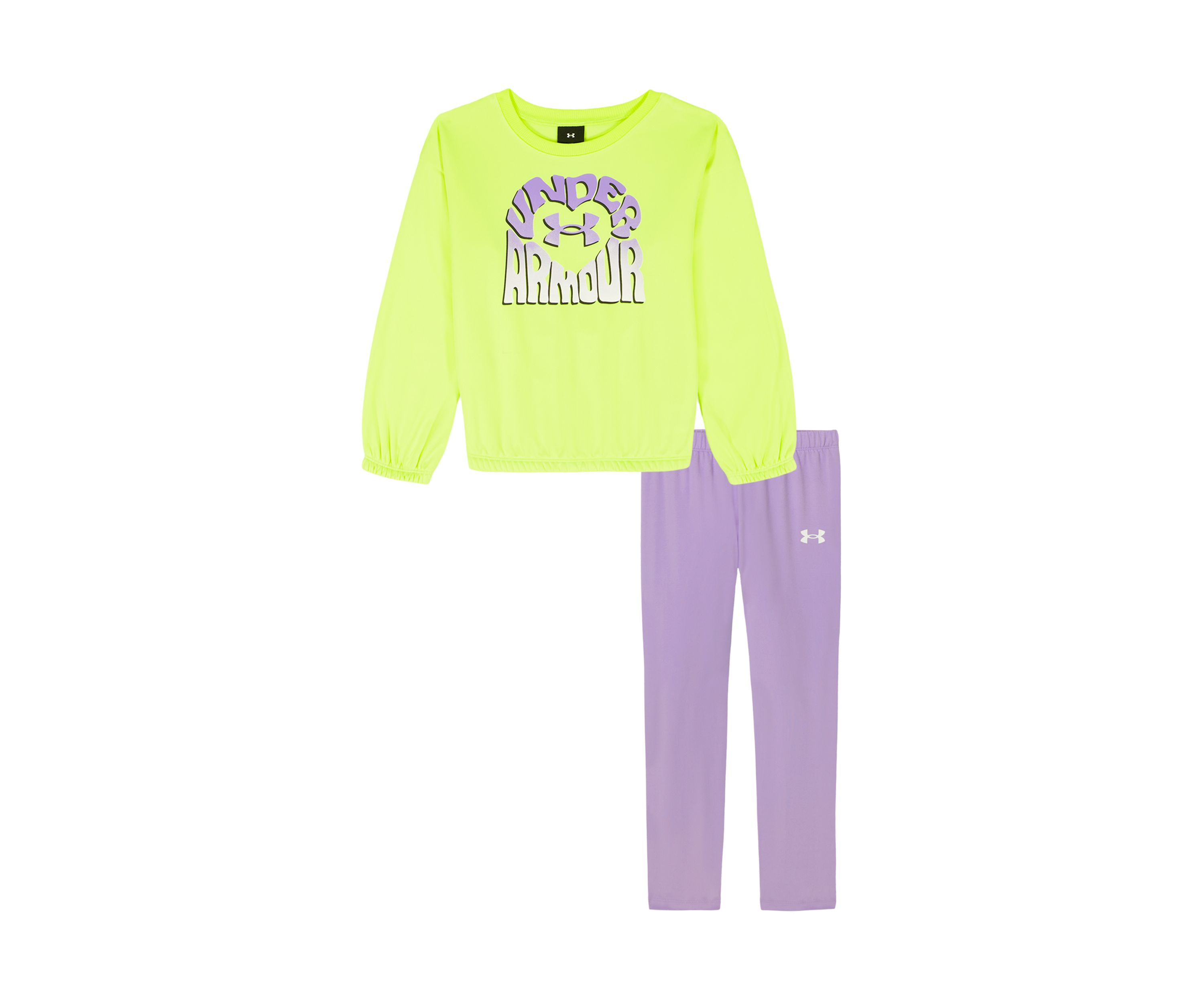 Baby Girls Graphic Crew Neck and Legging Set