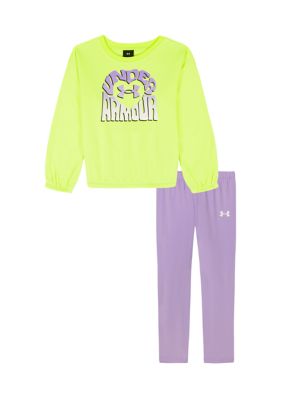 Under Armour Toddler Girls Graphic T-Shirt and Leggings Set