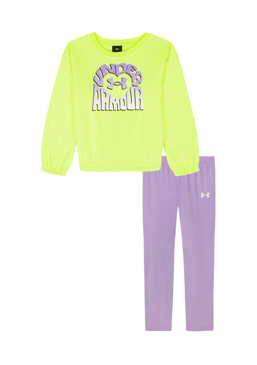 Toddler Girls Graphic T-Shirt and Leggings Set