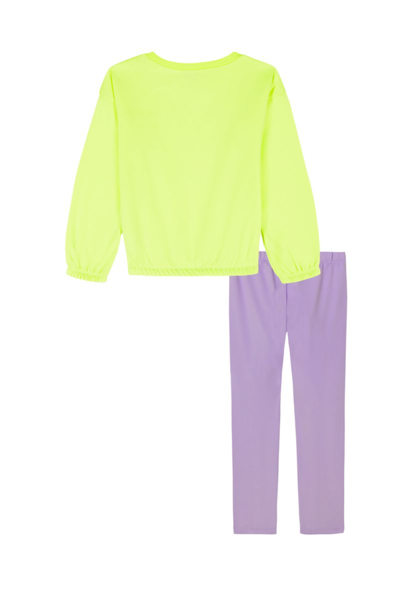 Toddler Girls Graphic T-Shirt and Leggings Set