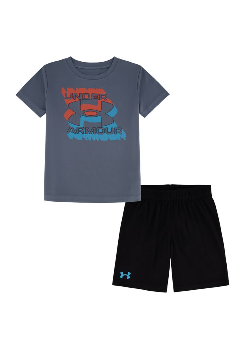 Toddler Boys Double Zone Logo Set