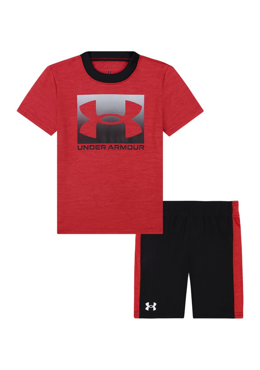 Toddler Boys Tech Logo Graphic T-Shirt and Shorts Set