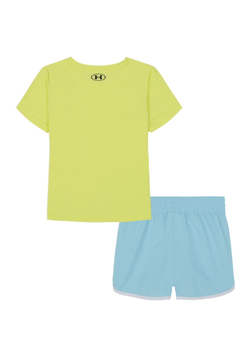 Baby Girls Graphic Logo T-Shirt and Shorts Set