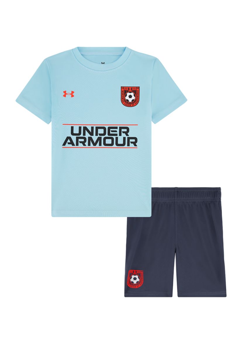 Toddler Boys Tech Soccer Graphic Set 