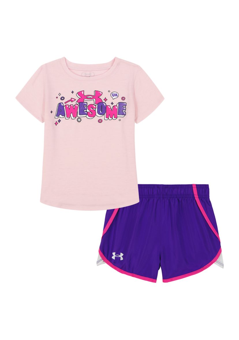 Baby Girls Awesome Graphic Set 