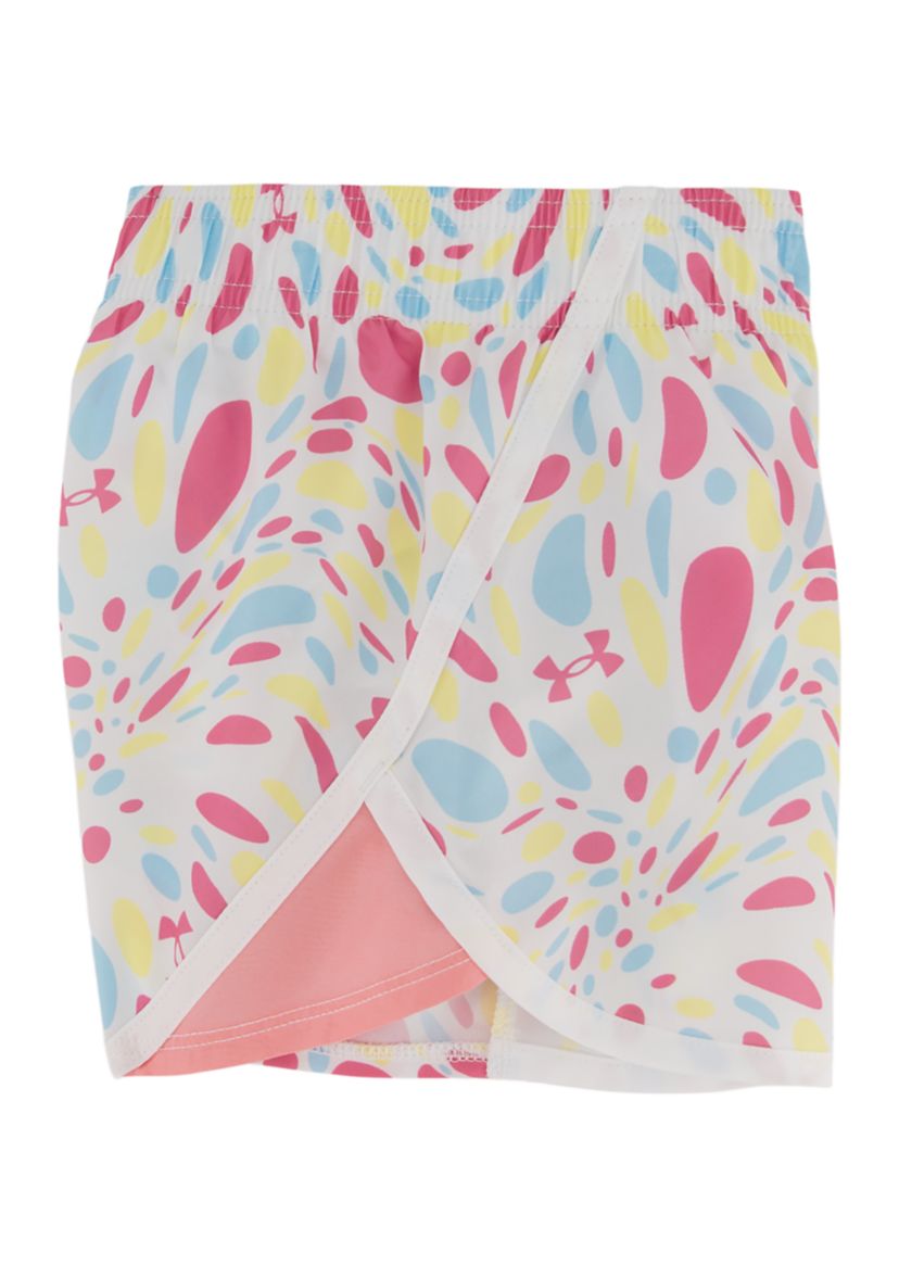 Baby Girls Graphic T-Shirt and Printed Shorts Set