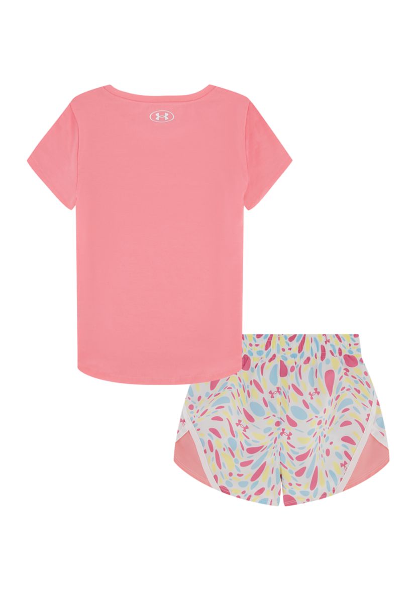 Toddler Girls Future Boss Graphic T-Shirt and Printed Shorts Set