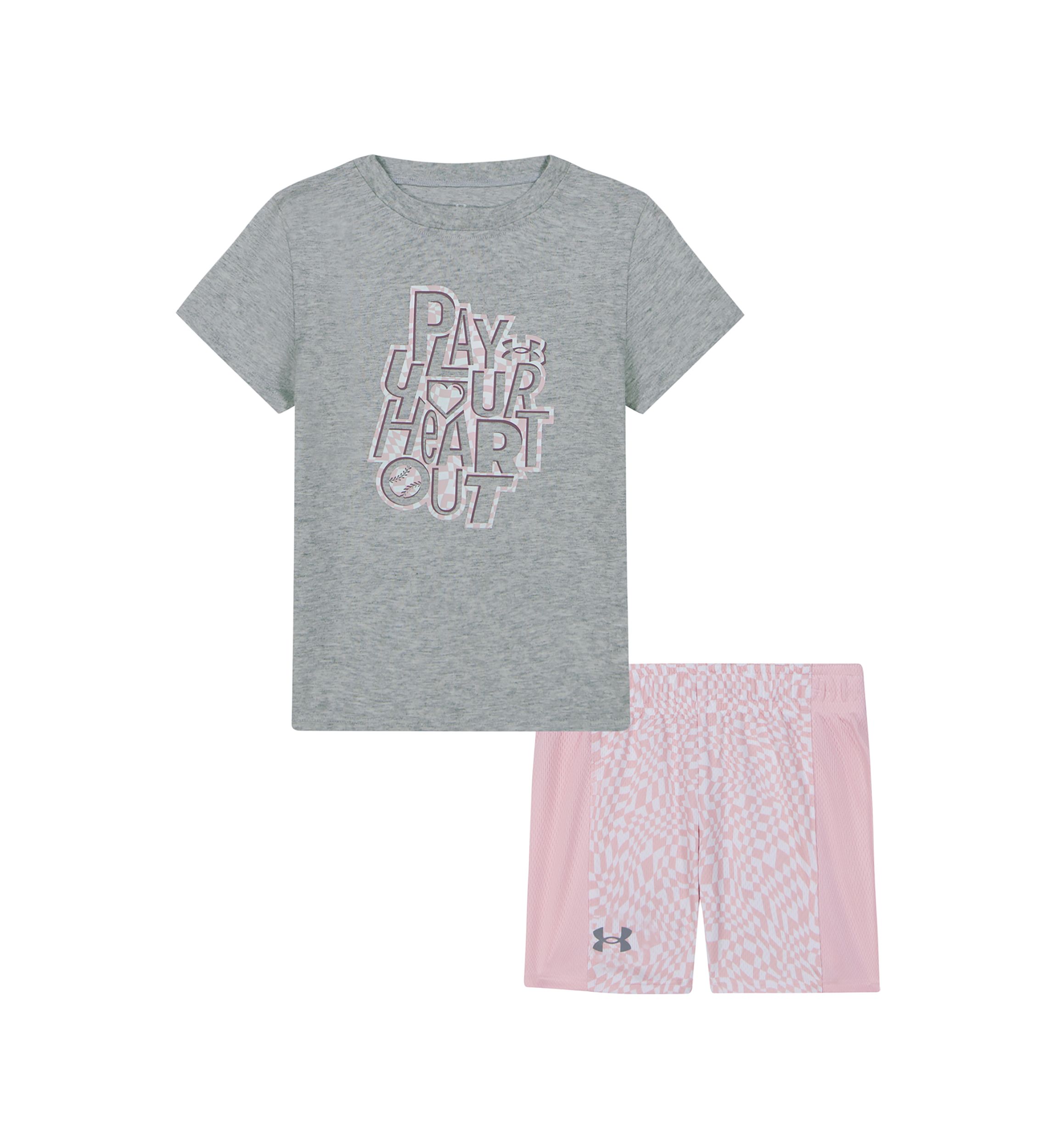 Toddler Girls Play Your Heart Out Graphic Set 