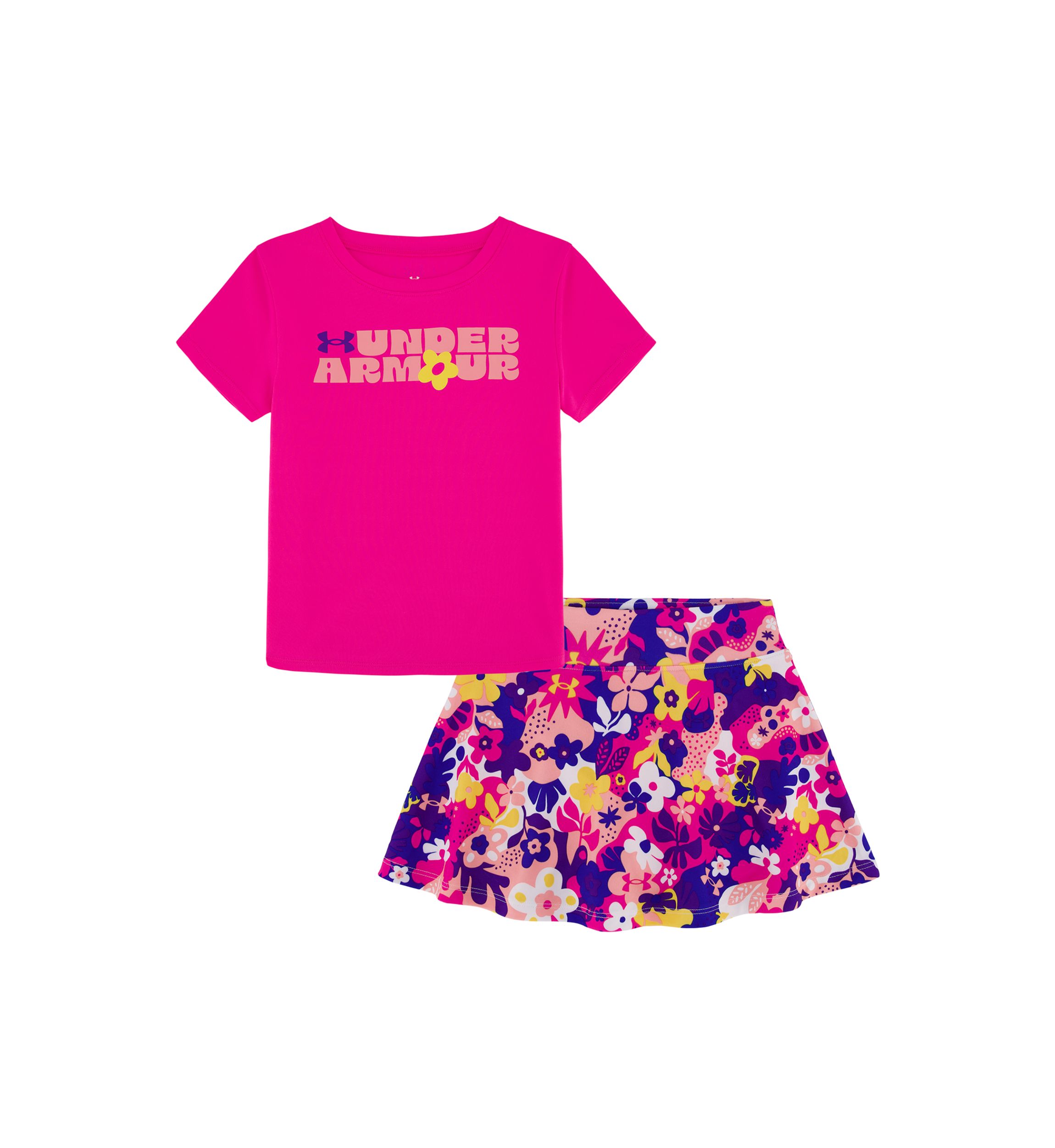 Baby Girls Graphic T-Shirt and Skort Set